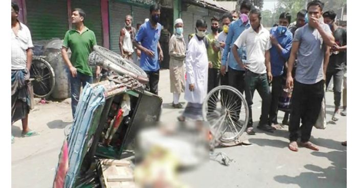 প্রশান্ত রাজধানীর ফাঁকা সড়কেই ঝরে গেল রিকশাচালকের প্রাণ প্রশান্ত রাজধানীর ফাঁকা সড়কেই ঝরে গেল রিকশাচালকের প্রাণ