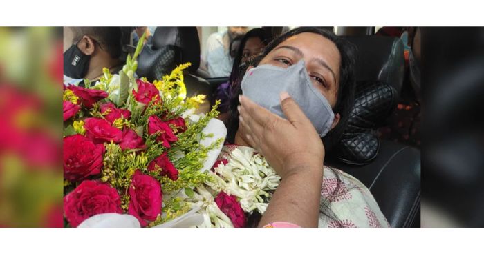 জামিনে মুক্ত হয়ে কারাগার থেকে বের হলেন সাংবাদিক রোজিনা ইসলাম জামিনে মুক্ত হয়ে কারাগার থেকে বের হলেন সাংবাদিক রোজিনা ইসলাম