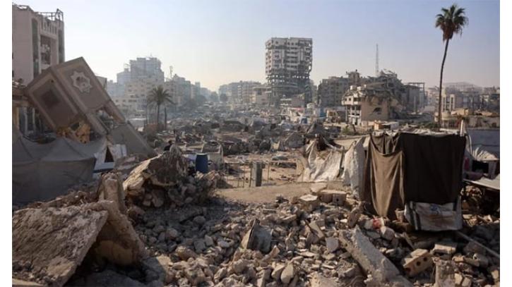 গাজার বাস্তুচ্যুত পরিবারের ঠাঁই হচ্ছে আরাফাত ভিলায়