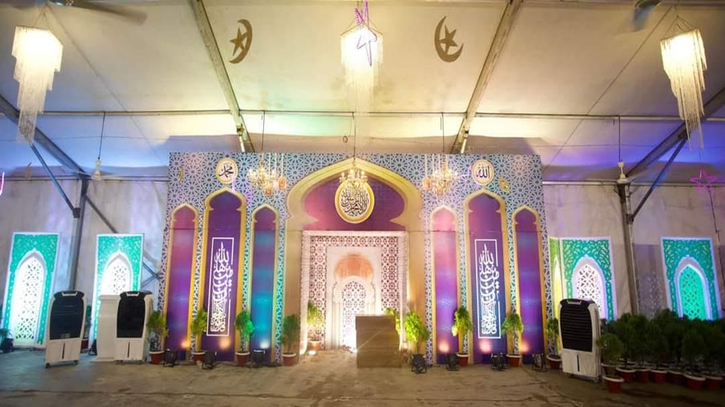 ফেনীতে আধুনিক তাঁবুতে ঈদের নামাজ, থাকছে খেজুর-পানি ফেনীতে আধুনিক তাঁবুতে ঈদের নামাজ, থাকছে খেজুর-পানি