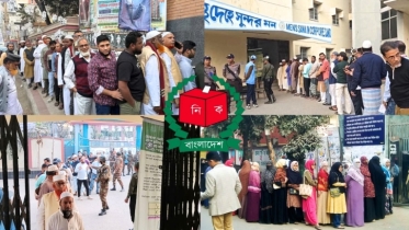 সারাদেশে ভোটগ্রহণ শুরু: কেন্দ্রে কেন্দ্রে উৎসবমুখর পরিবেশ