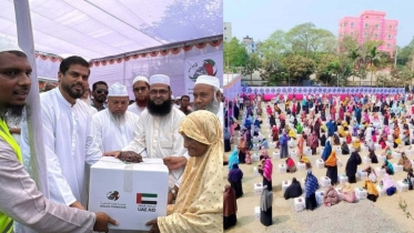 ৫ শতাধিক অসহায় পরিবারের মাঝে খলিফা ফাউন্ডেশনের খাদ্যসামগ্রী বিতরণ