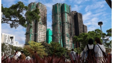 হংকংয়ে অগ্নিকাণ্ডে নিহতের সংখ্যা বেড়ে ১৫৯