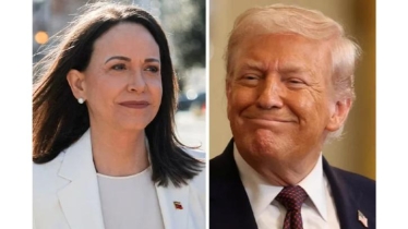 ইতিবাচক’ আলোচনায় ট্রাম্প-মাচাদো বৈঠক