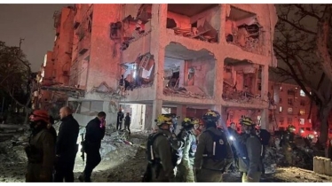 ইসরাইলে ইরানের ক্ষেপণাস্ত্র হামলা, আহত শতাধিক