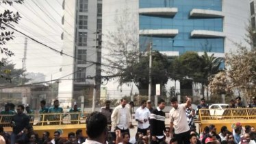 দ্বিতীয় দিনের মত ইসির সামনে ছাত্রদলের অবস্থান