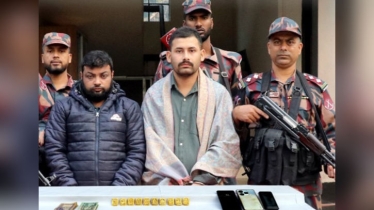 যশোরে কোটি টাকার ১০টি সোনার বারসহ আটক ২