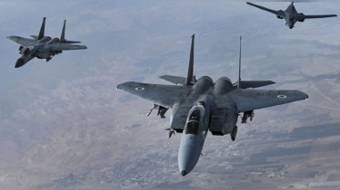 রাতভর ৮০ যুদ্ধবিমান থেকে ইরানে গোলাবর্ষণ