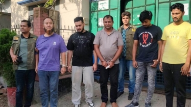 চীনা নাগরিকের নেতৃত্বে অনলাইন প্রতারণা, বসুন্ধরা থেকে গ্রেফতার ৫