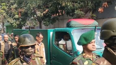 মানিক মিয়া অ্যাভেনিউয়ের পথে খালেদা জিয়ার কফিন