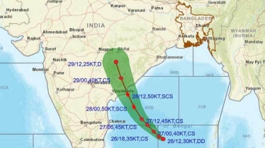 সাগরে ঘূর্ণিঝড় মোনথা, ২ নম্বর সংকেত সাগরে ঘূর্ণিঝড় মোনথা, ২ নম্বর সংকেত