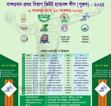 বান্দরবানে কাল শুরু কিউট ১ম বিভাগ হ্যান্ডবল লিগ