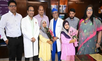 মাইলস্টোন দুর্ঘটনা : সাড়ে তিন মাস চিকিৎসা শেষে বাড়ি ফিরলো যমজ দুই