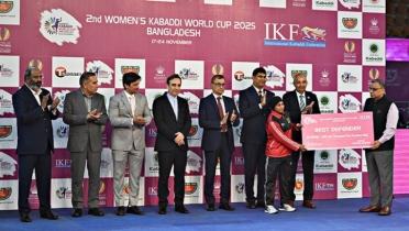 কাবাডি বিশ্বকাপে সেরা ডিফেন্ডার বাংলাদেশের স্মৃতি