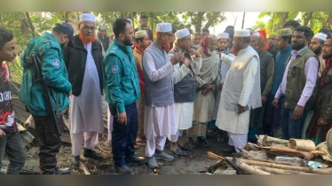 খুলনা-৫: জামায়াত নেতার বাড়িতে আগুন, অভিযোগ বিএনপির বিরুদ্ধে