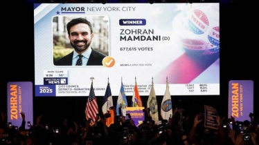 যুক্তরাষ্ট্রের বৃহত্তম শহর নিউ ইয়র্কের প্রথম মুসলিম মেয়র মামদানি