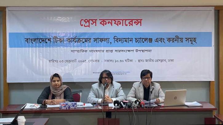 টিকার আওতা বাড়েনি এক যুগেও, বঞ্চিত ১৬% শিশু: গবেষণা টিকার আওতা বাড়েনি এক যুগেও, বঞ্চিত ১৬% শিশু: গবেষণা
