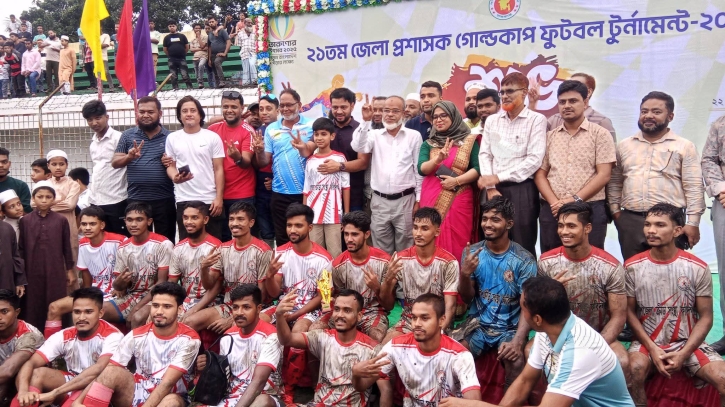 চাঁদপুরে ২১তম জেলা প্রশাসক গোল্ডকাপ ফুটবল টুর্নামেন্ট শুরু