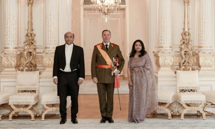 লুক্সেমবার্গের গ্র্যান্ড ডিউকের কাছে পরিচয়পত্র পেশ করলেন বাংলাদেশের রাষ্ট্রদূত