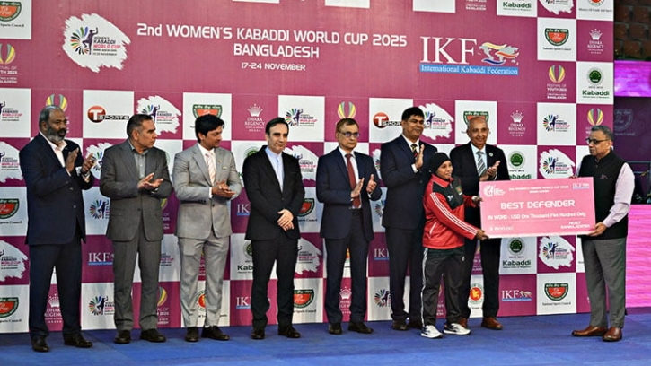 কাবাডি বিশ্বকাপে সেরা ডিফেন্ডার বাংলাদেশের স্মৃতি