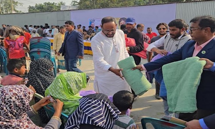 খালেদা জিয়ার রোগমুক্তি কামনায় টাঙ্গাইলে কম্বল বিতরণ