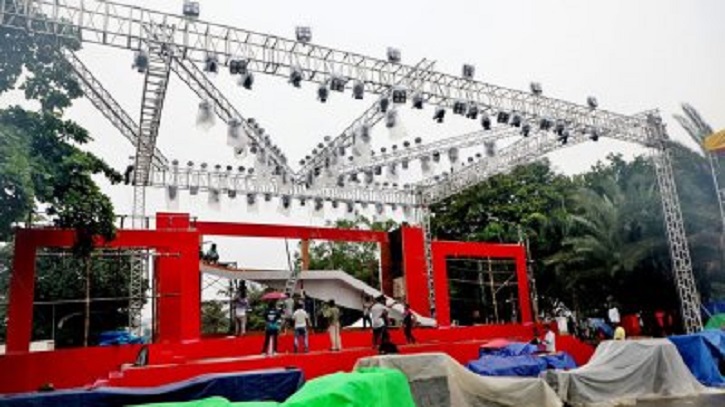 জুলাই ঘোষণাপত্র পাঠ: মানিক মিয়ায় প্রস্তুতি চূড়ান্ত পর্যায়ে