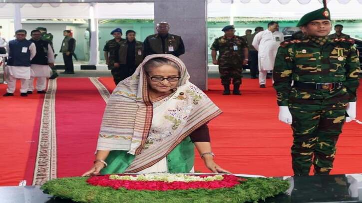 ঐতিহাসিক মুজিবনগর দিবসে বঙ্গবন্ধুর প্রতি শ্রদ্ধা নিবেদন প্রধানমন্ত্রীর ঐতিহাসিক মুজিবনগর দিবসে বঙ্গবন্ধুর প্রতি শ্রদ্ধা নিবেদন প্রধানমন্ত্রীর