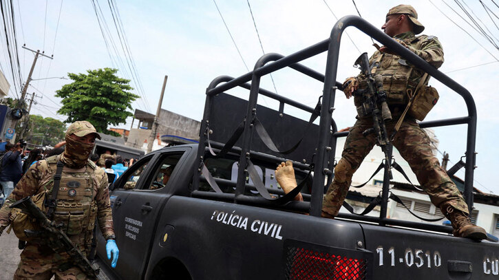 ব্রাজিলের রিও ডি জেনেইরোতে পুলিশের অভিযানে নিহত ৬৪ ব্রাজিলের রিও ডি জেনেইরোতে পুলিশের অভিযানে নিহত ৬৪