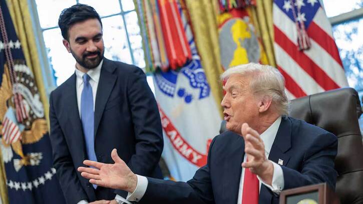 হোয়াইট হাউসে উষ্ণ সাক্ষাতে মামদানিকে প্রশংসায় ভাসালেন ট্রাম্প