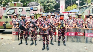 শাহবাগ, ধানমন্ডিসহ ঢাকার সাত জায়গায় বিজিবি মোতায়েন
