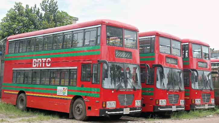 ট্রেন যাত্রীদের পৌঁছে দিতে বিআরটিসির বাস