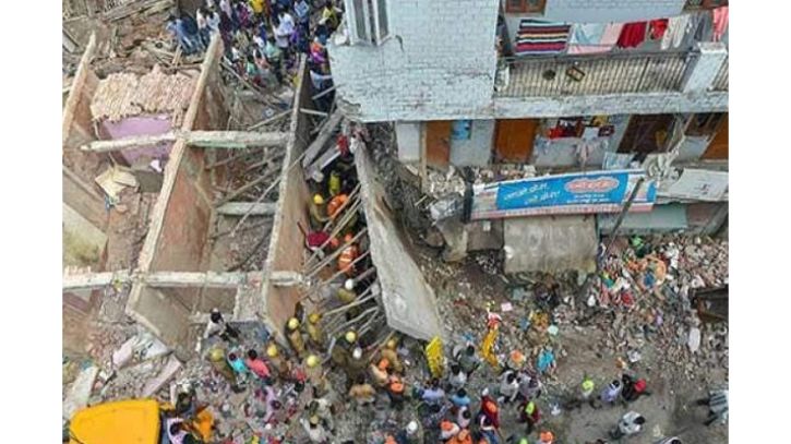 ভারতের দিল্লিতে ভবন ধসে শিশুসহ নিহত ৩