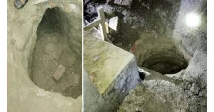 ফুটবল খুজঁতে গিয়ে বেরিয়ে এল সুড়ঙ্গ