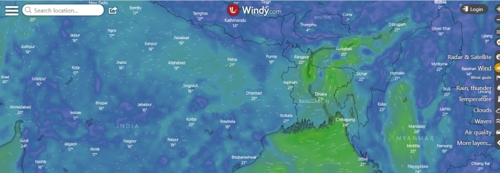 বাংলাদেশ উপকূলে আঘাত হেনে দুর্বল হয়েছে ‘সিত্রাং’